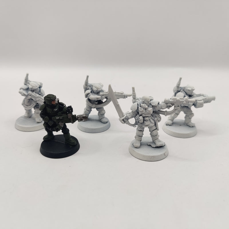 Warhammer 40k Astra Militarum Kasrkin Storm Troopers Metal AJ039