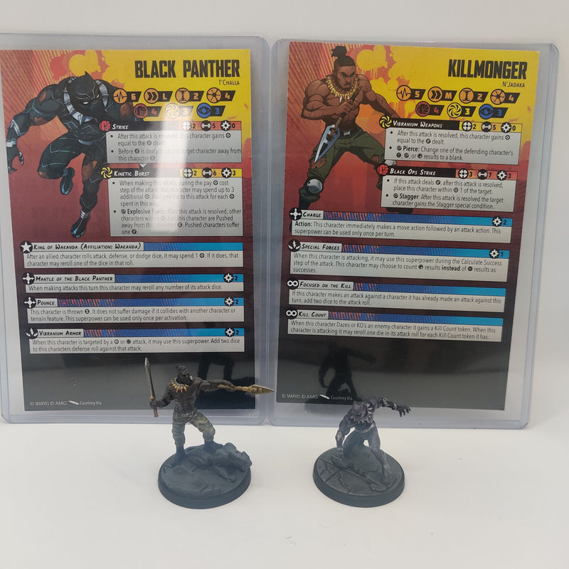 Marvel Crisis Protocol Black Panther and Killmonger BF007