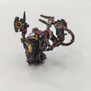 Warhammer 40k Space Marines Red Scorpions Techmarine & Thunderfire Cannon - Metal - Painted AI256