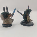 Warhammer 40k Dark Angels Captain and Primaris Lieutenant - Painted AU024