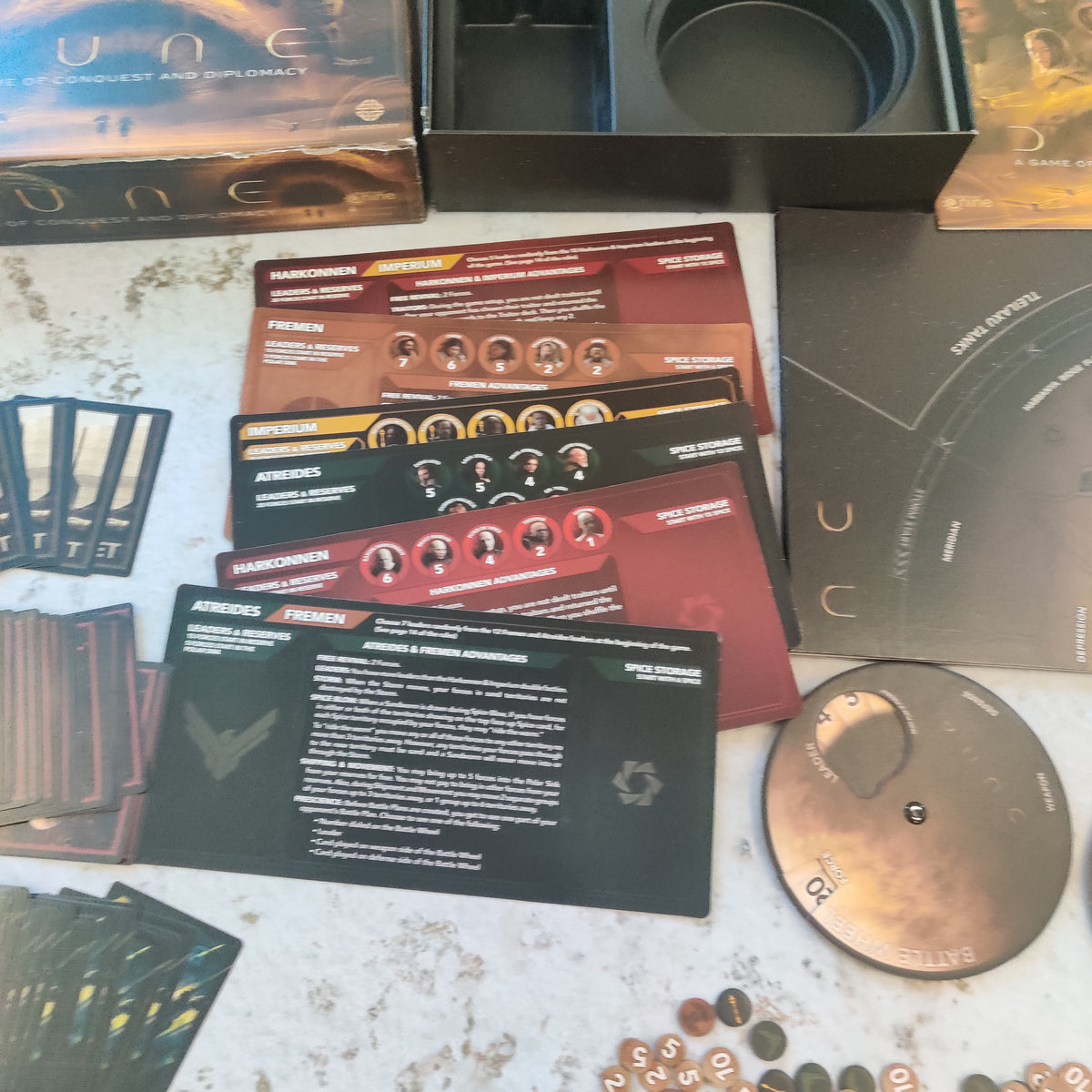 Dune: A Game of Conquest and Dimplomacy - Damaged Box / Complete AV051