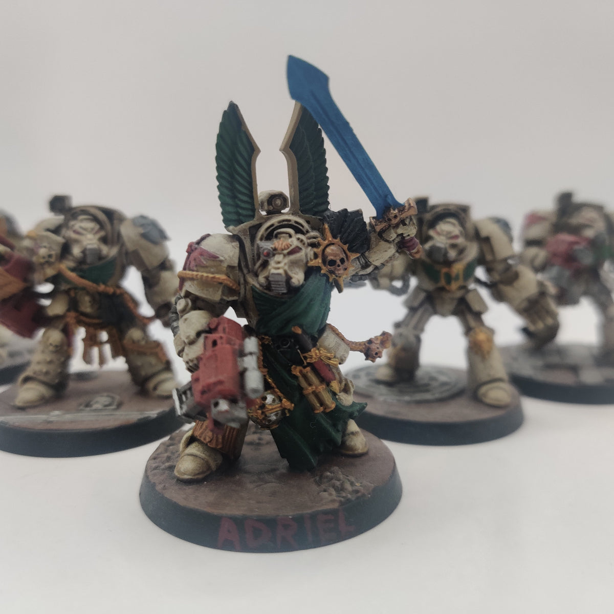 Warhammer 40K - Terminator Deathwing Dark Angels - OOP, Partiellement Monté/peint
