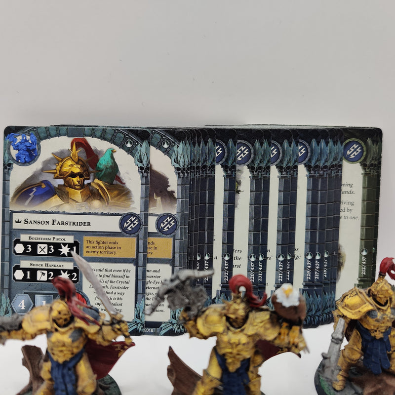 Warhammer Underworlds The Farstriders Warband inc Cards - Painted AI220