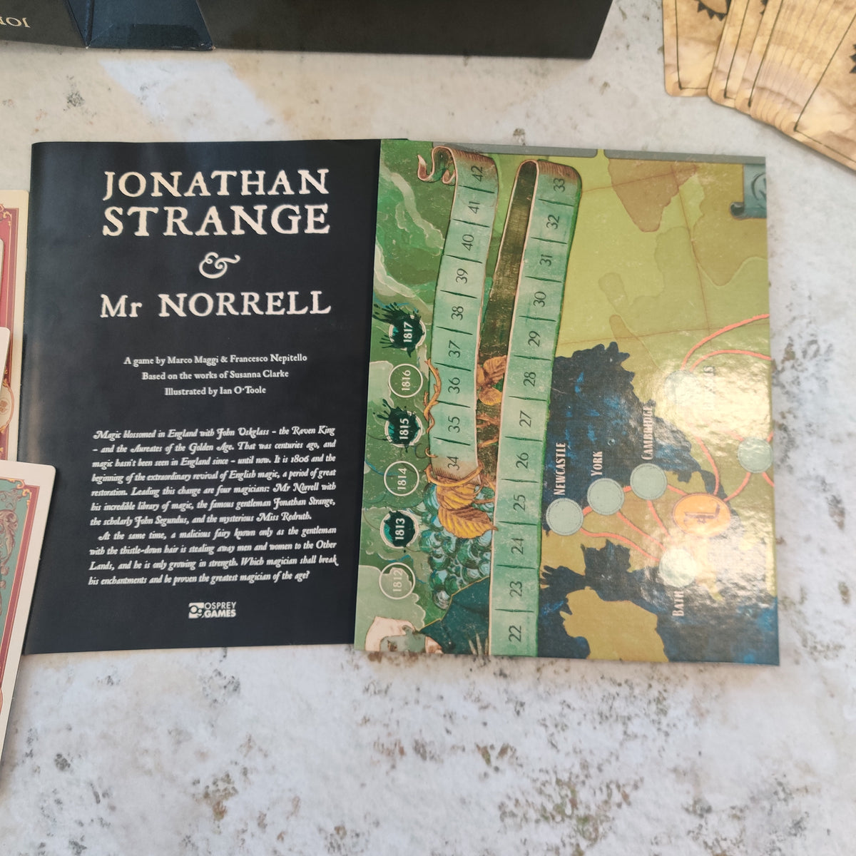 Jonathan Strange and Mr Norrell: A Board Game of English Magic - Used / Complete AV050