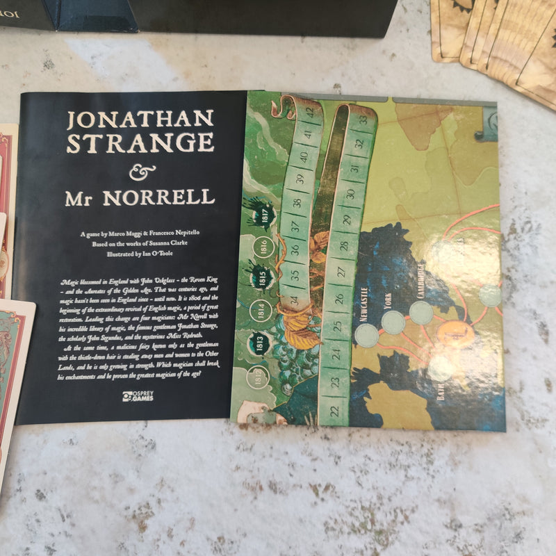 Jonathan Strange and Mr Norrell: A Board Game of English Magic - Used / Complete AV050