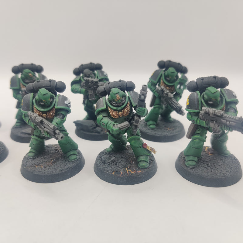 Warhammer 40k Salamander Primaris Intercessors x9 - Well Painted AT017