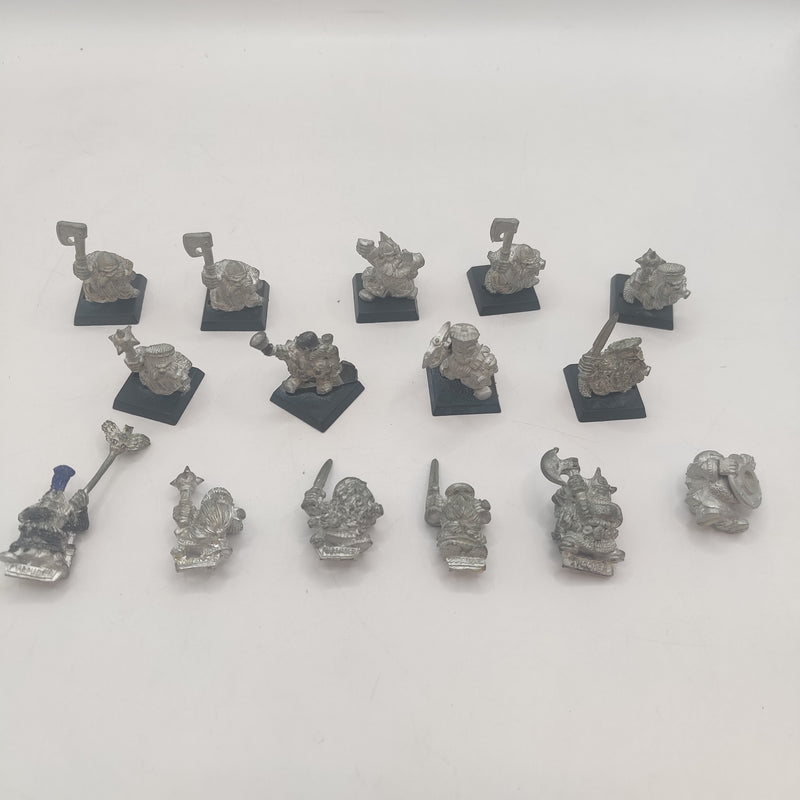 Warhammer Fantasy Marauder Dwarfs x15 Metal OOP AZ238