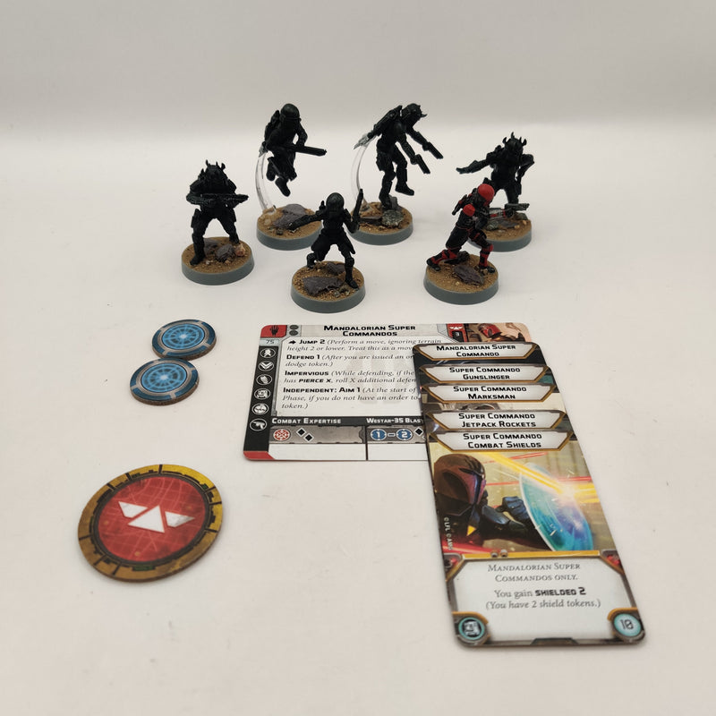 Star Wars Legion Shadow Collective Mandalorian Super Commandos AT143