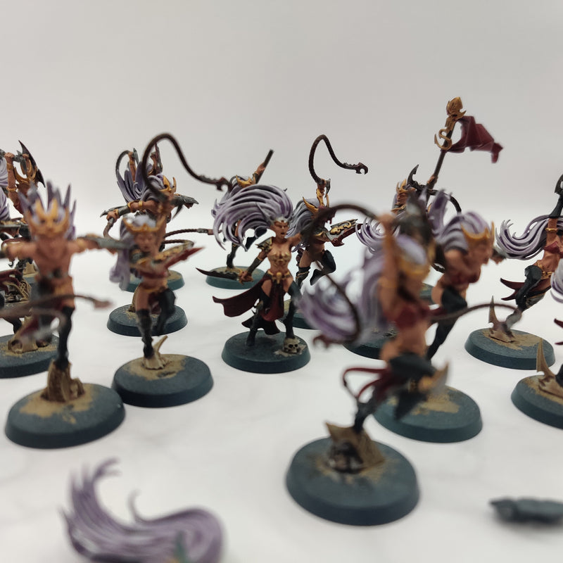 Age of Sigmar Daughers of Khaine Sisters of Slaugher x20 - Painted AI115