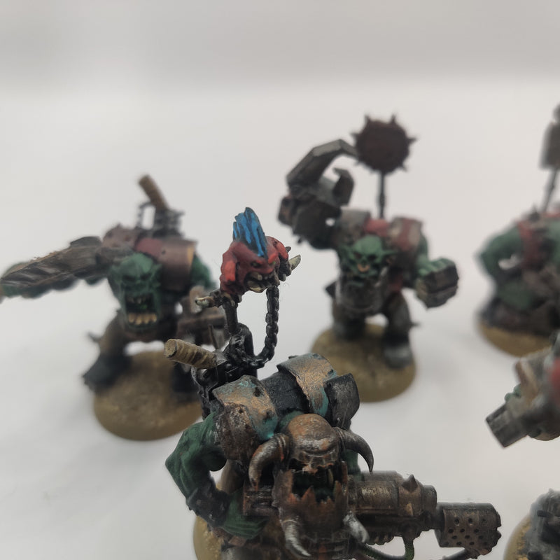 Warhammer 40k Ork Warboss and Nobz - Painted AI276