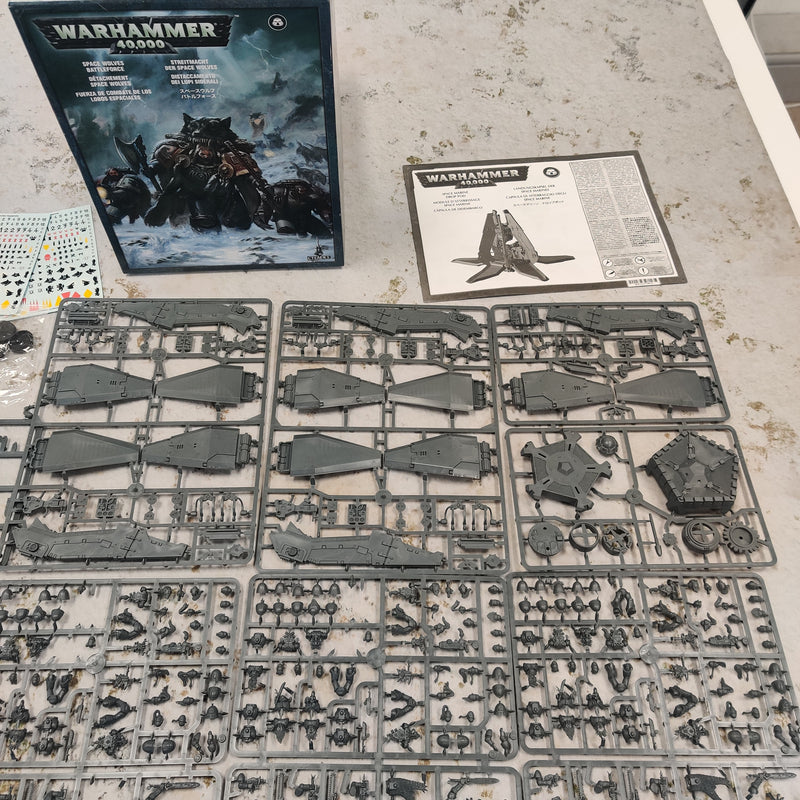 Warhammer 40k Space Wolves Battleforce - incomplete AY334