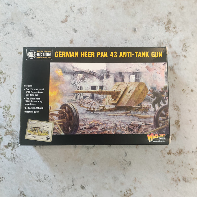 Bolt Action German Heer Pak 43 Anti-Tank Gun AV187