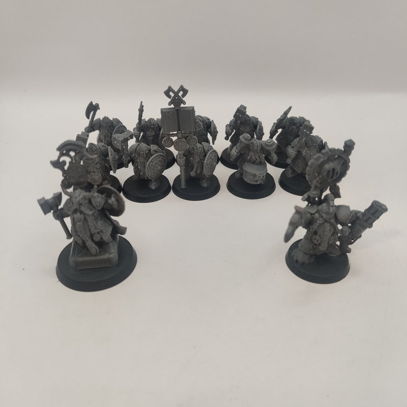 Warhammer the Old World Dwarf Warriors, King and Engineer AI184