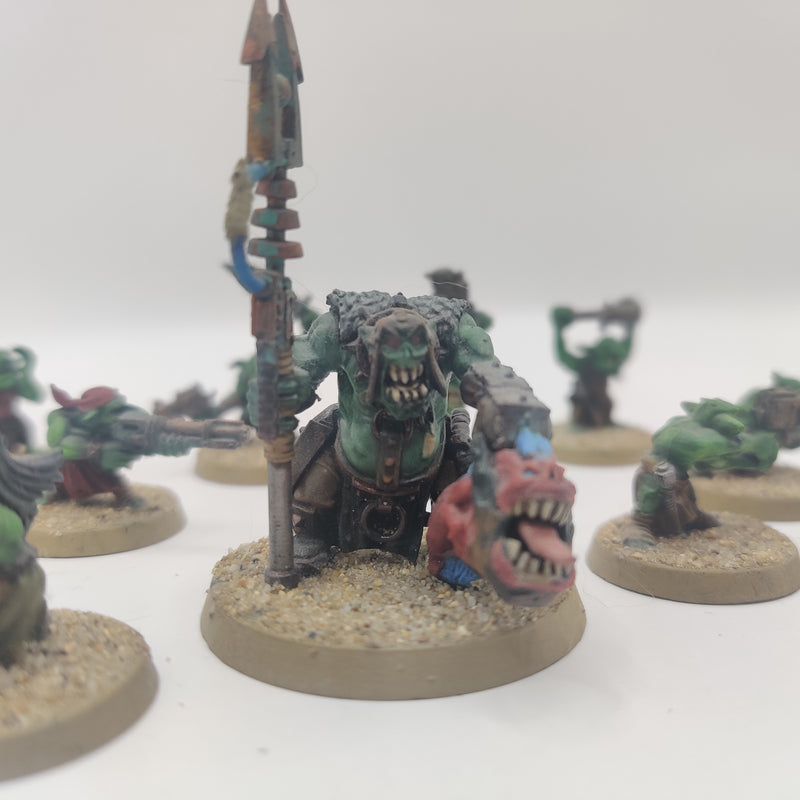 Warhammer 40k Ork Runtherd and Grots x11 AH074