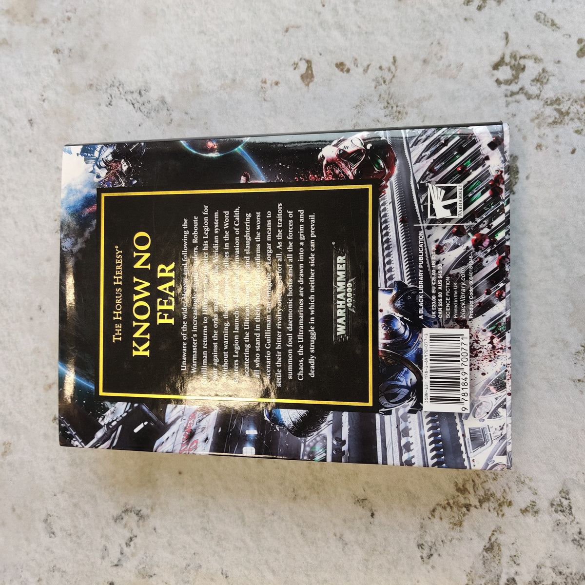 The Horus Heresy: Know No Fear (Hardback) BG053