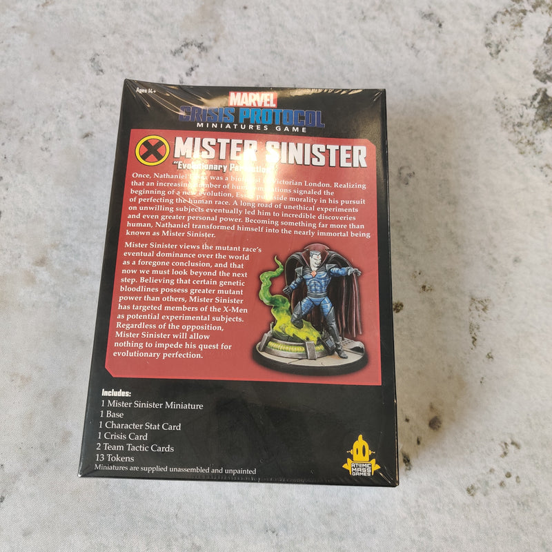 Marvel Crisis Protocol Mister Sinister - Sealed BD027