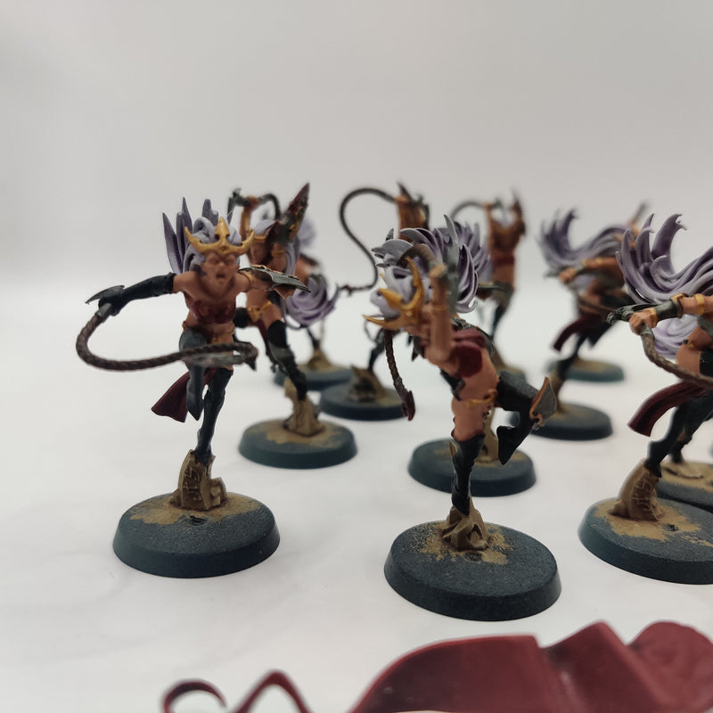 Age of Sigmar Daughers of Khaine Sisters of Slaugher x20 - Painted AI115