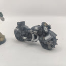 Warhammer 40k Rogue Trader Space Marine Bike and Chaplain - Incomplete AA101