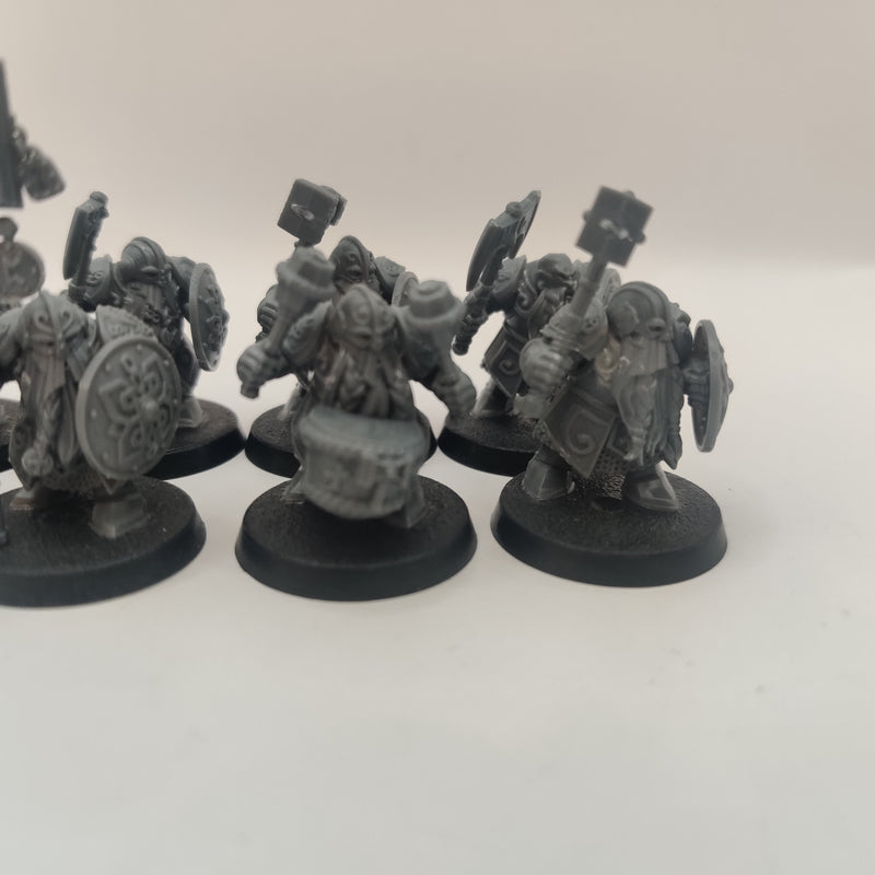 Warhammer the Old World Dwarf Warriors, King and Engineer AI184