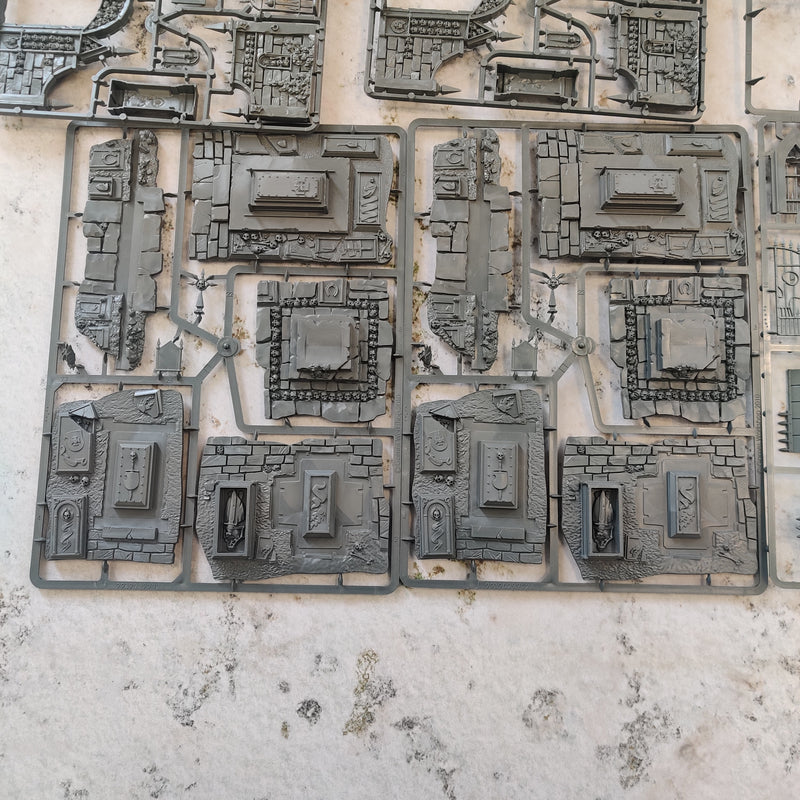 Age of Sigmar Sigmarite Mausoleum - 8 sprues - missing 2 parts AV148