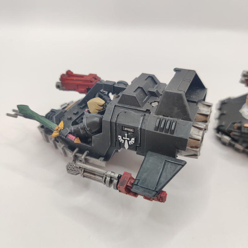 Warhammer 40k Dark Angels Ravenwing Landspeeders x2 BF018