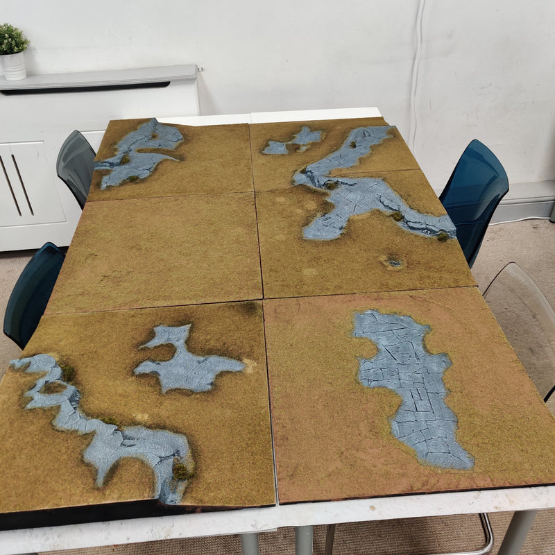 Warhammer Realm of Battle Board - Painted and Flocked with Case (No Clips) AB201