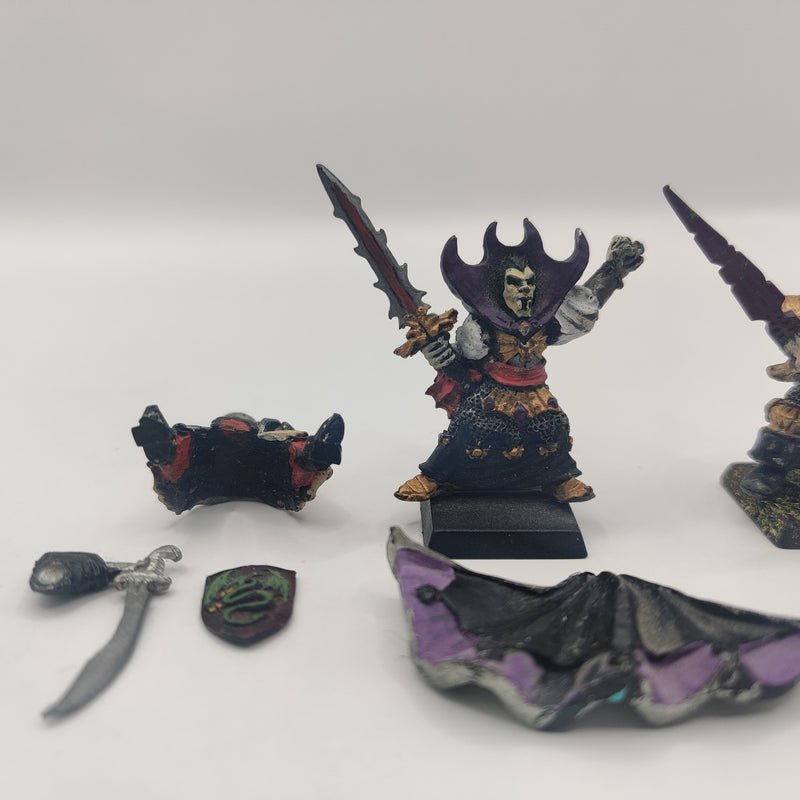 Warhammer Vampire Counts Models - Vampire, Banshee, Golem and Wight BA197