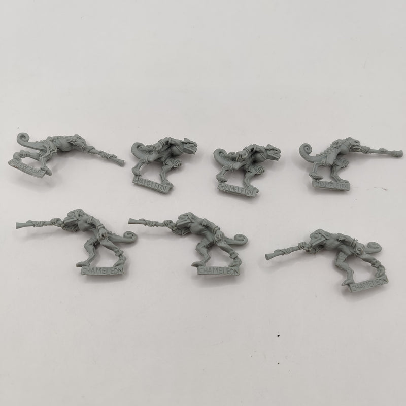 Warhammer Lizardmen Chameleon Skinks x7 - Finecast AD049