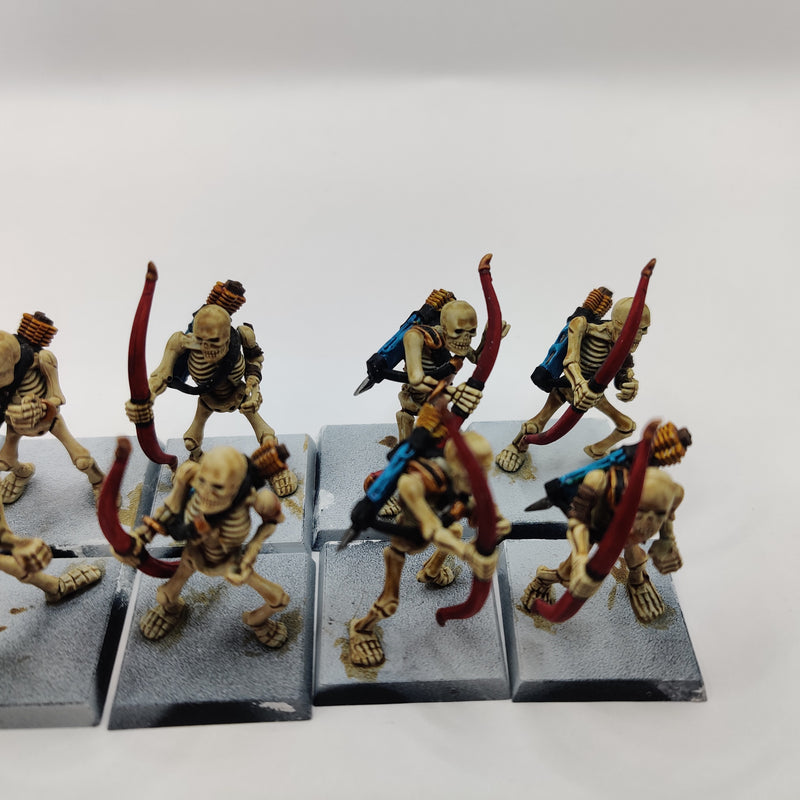 Tomb Kings of Khemri Skeleton Archers x16 - Painted AF010