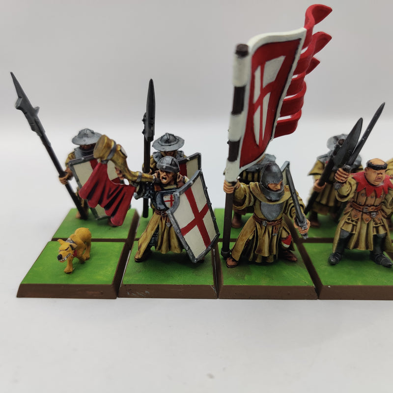 Warhammer the Old World Bretonnian Men a Arms - Painted AZ143