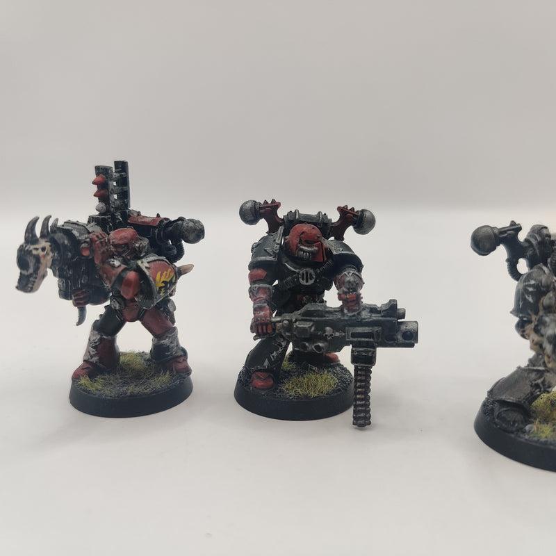 Warhammer 40k Chaos Space Marine Havoc Squad - Metal / Painted BC088