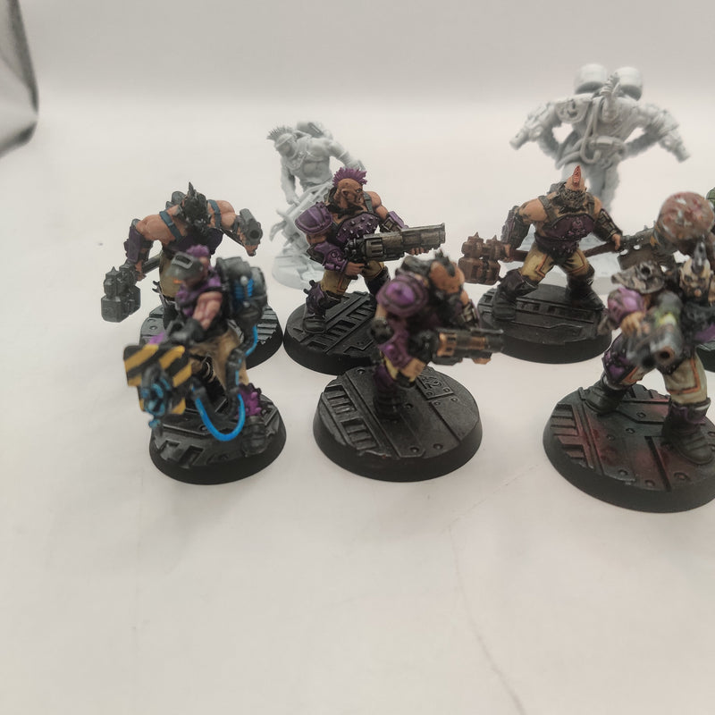 Necromunda Goliath Gang including Stimmer and Forge-born - Well Painted AJ002-0321