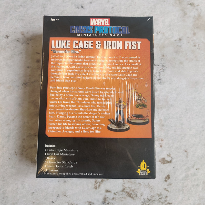 Marvel Crisis Protocol Luke Cage and Iron Fist - Sealed AV042