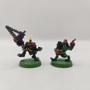 Blood Bowl Goblin Star Players Nobbla Blackwart & Bomber Dribblesnot AW063