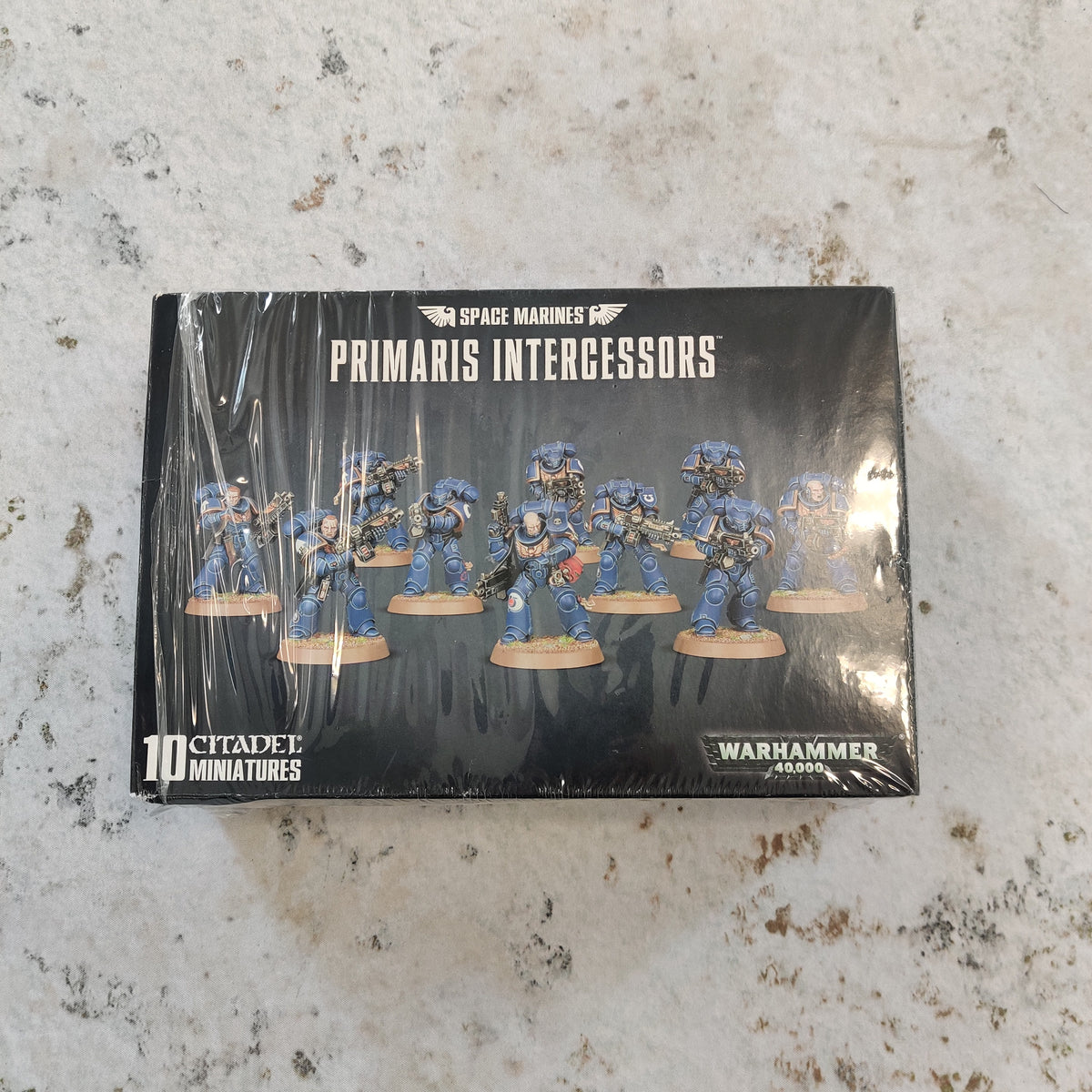 Warhammer 40k Bitz: Space Marines - Primaris Intercessors - Head A - , 0,75