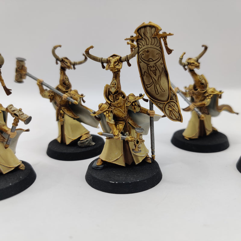 Age of Sigmar Lumineth Realm-Lords Alarith Stoneguard - Painted AF058