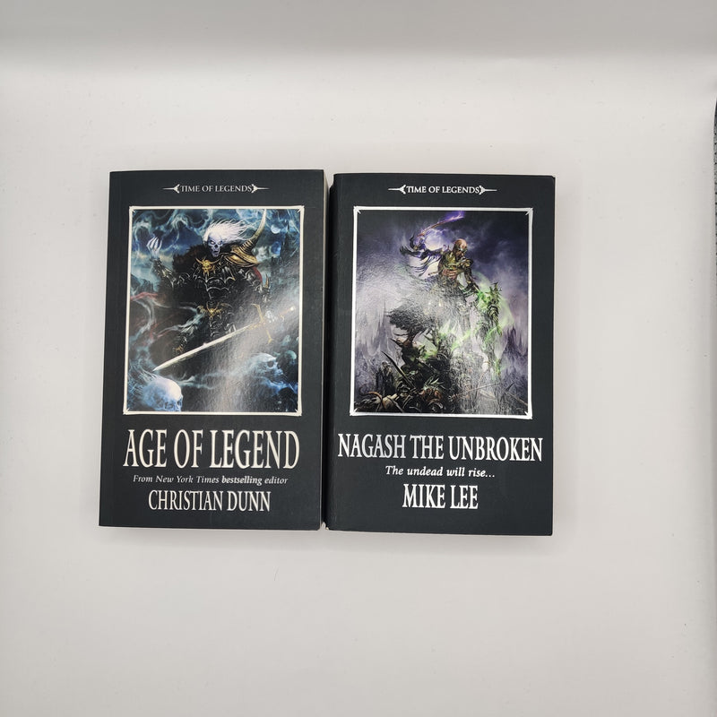 Warhammer Novel bundle Nagash the Unbroken and Age of Legend AS284