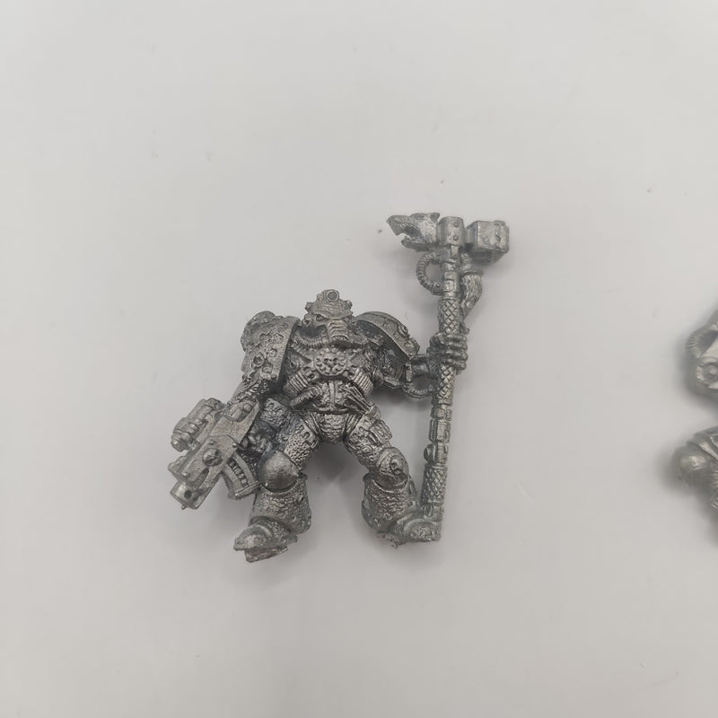Warhammer 40k Space Wolf Techmarine / Iron Priest Metal 1992 OOP AD021
