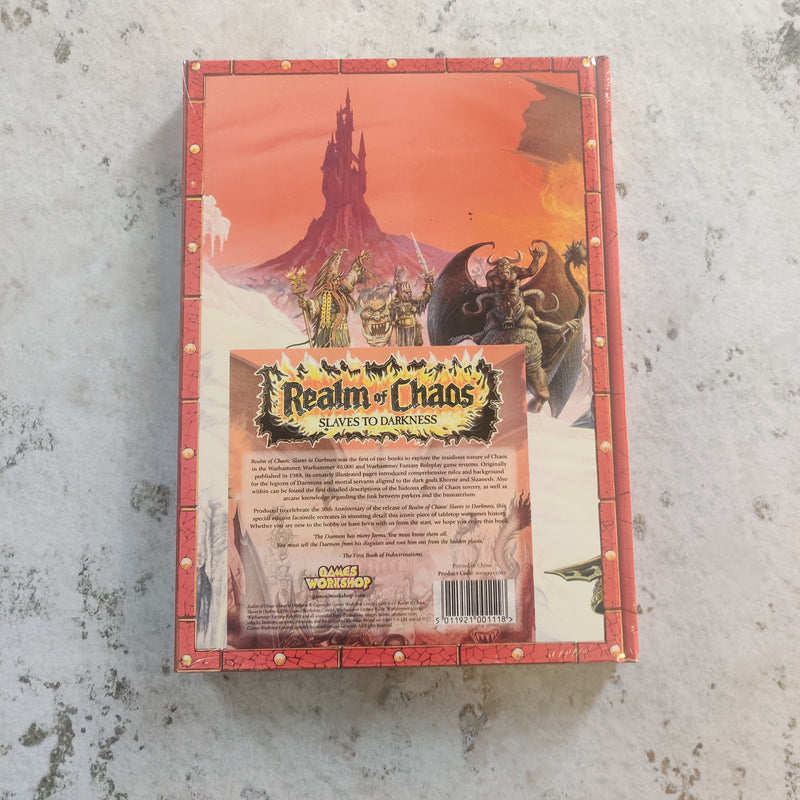 Warhammer Realm of Chaos Slaves to Darkness - Reprint Hardback AY032