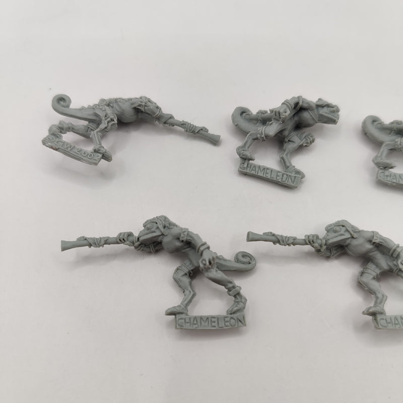 Warhammer Lizardmen Chameleon Skinks x7 - Finecast AD049