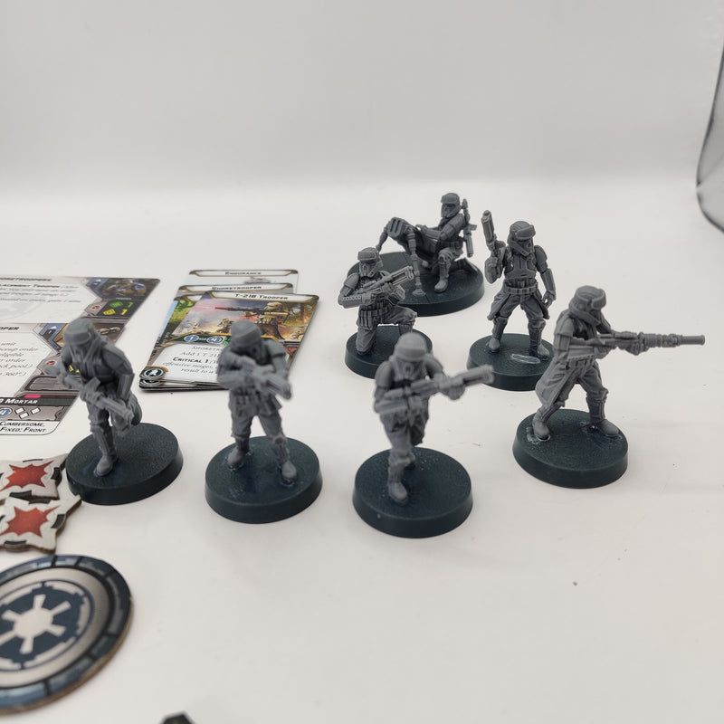 Star Wars Legion Empire Shore Troopers Squad with Mortar AT064