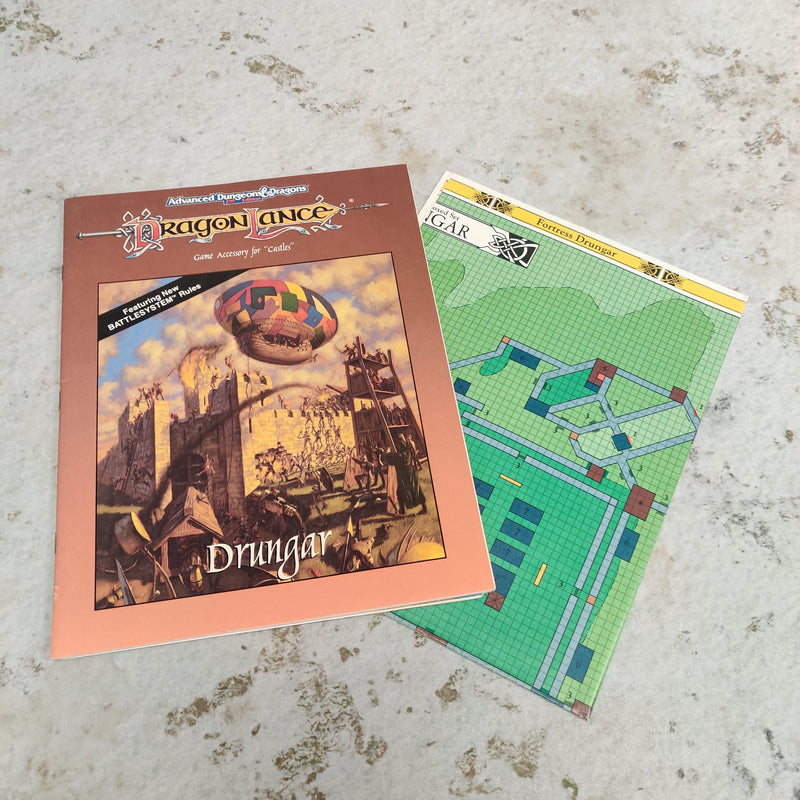 AD&D Dragonlance Castles Guide DRUNGAR  BD236
