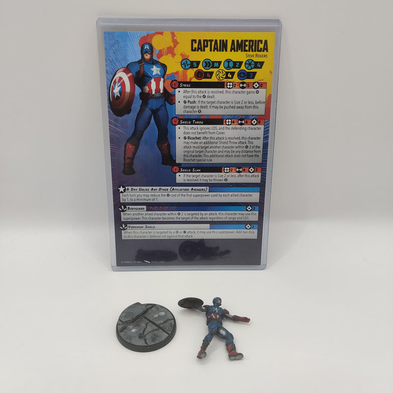 Marvel Crisis Protocol: Captain America - Painted AX092