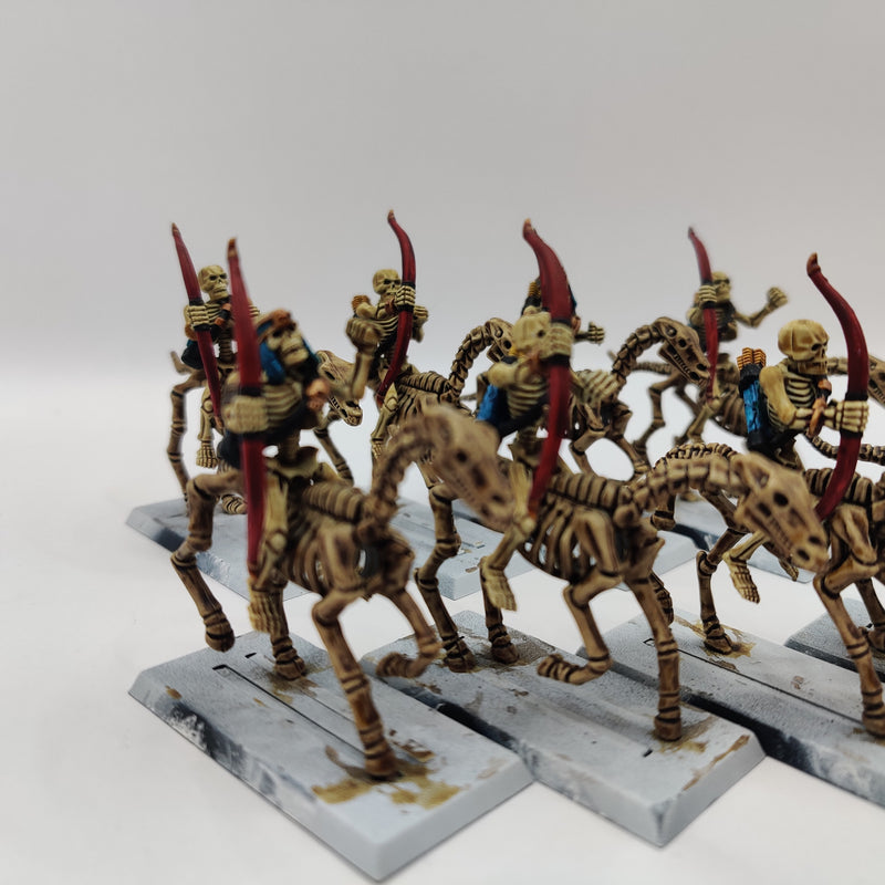 Tomb Kings of Khemri Skeleton Horse Archers x8 - Painted AI233