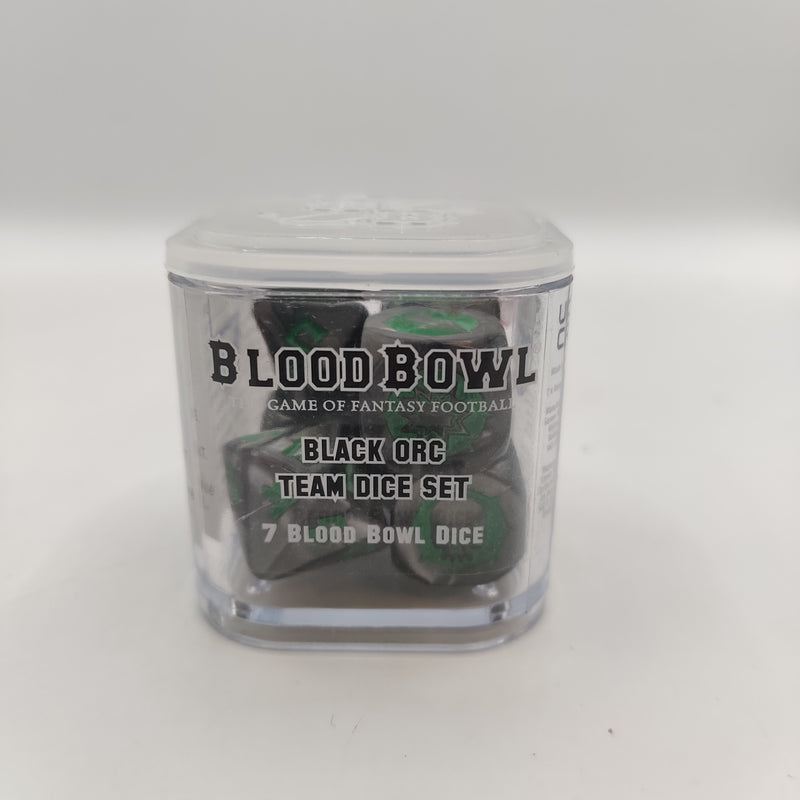 Blood Bowl Black Orc Dice Set Sealed OOP AD054