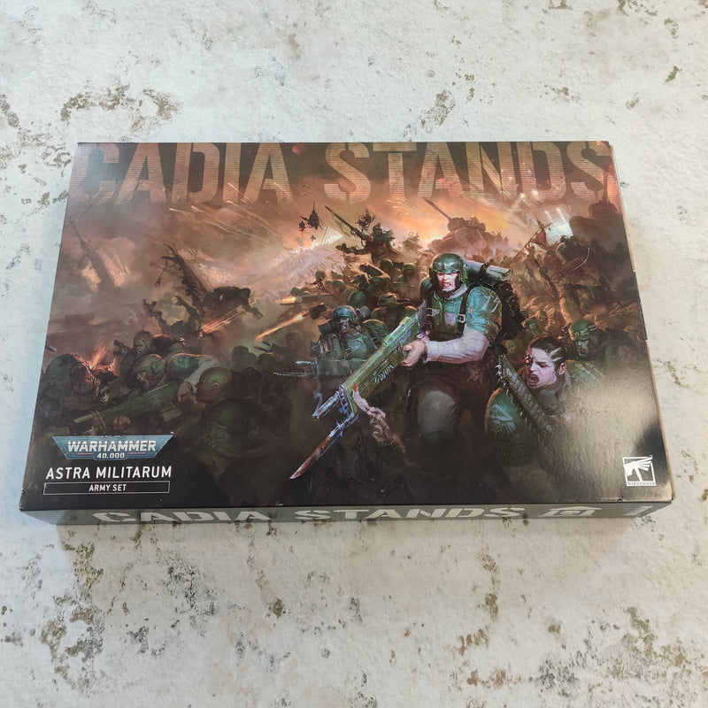 Warhammer 40k Astra Militarum Cadia Stands Box Incomplete BD059