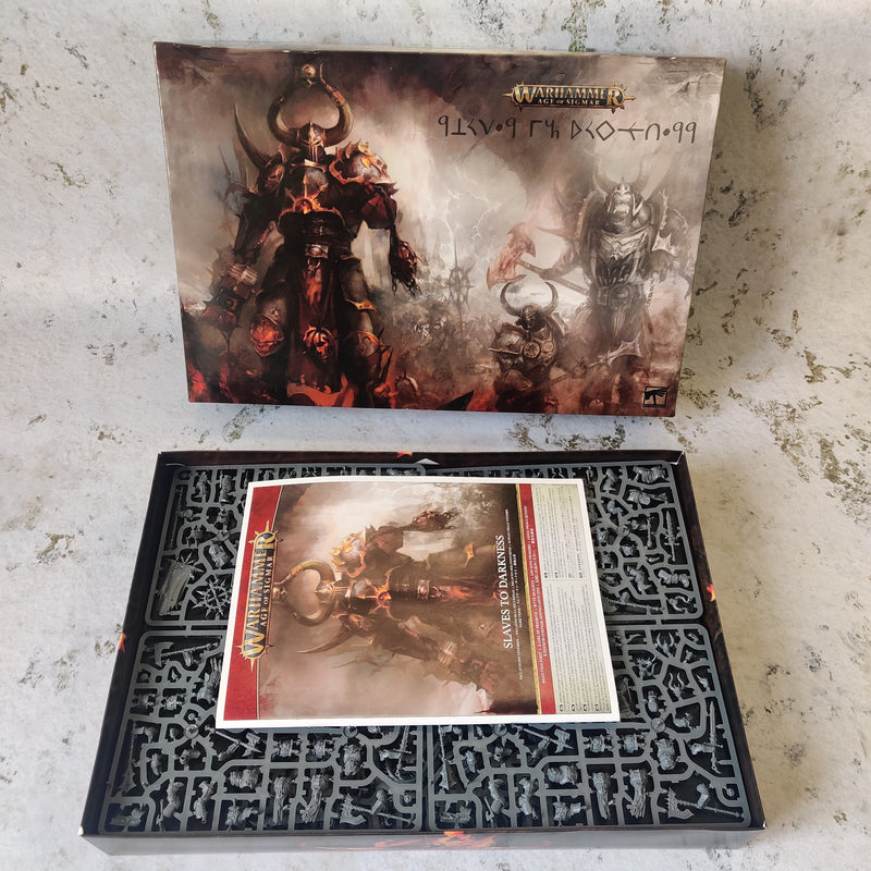 Age of Sigmar Slaves to Darkness Box Set - Missing Battletome BD010