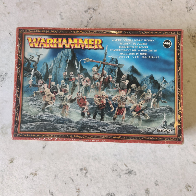 Warhammer Fantasy Vampire Counts Zombie Regiment - OOP Sealed BD015