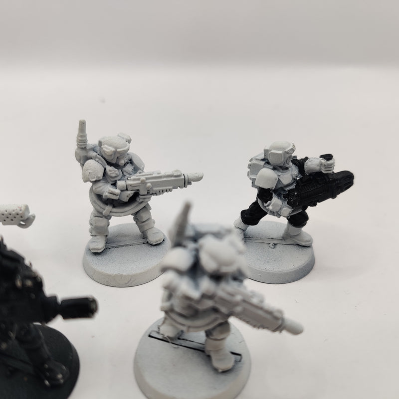 Warhammer 40k Astra Militarum Kasrkin Storm Troopers Metal AW186