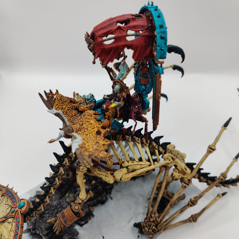 Tomb Kings of Khemri Liche Priest on Necrolith Bone Dragon - Painted AU069